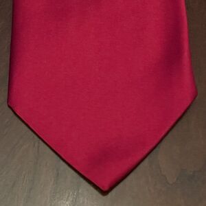 Today’s Man Red 100% Silk Men’s Neck Tie Made In Italy